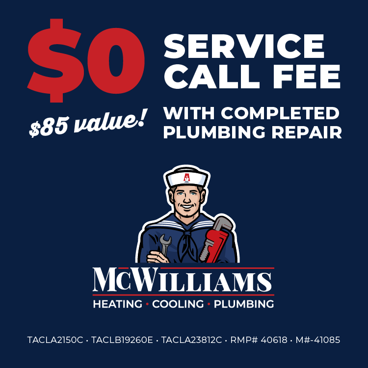 Promo | McWilliams Heating, Cooling and Plumbing